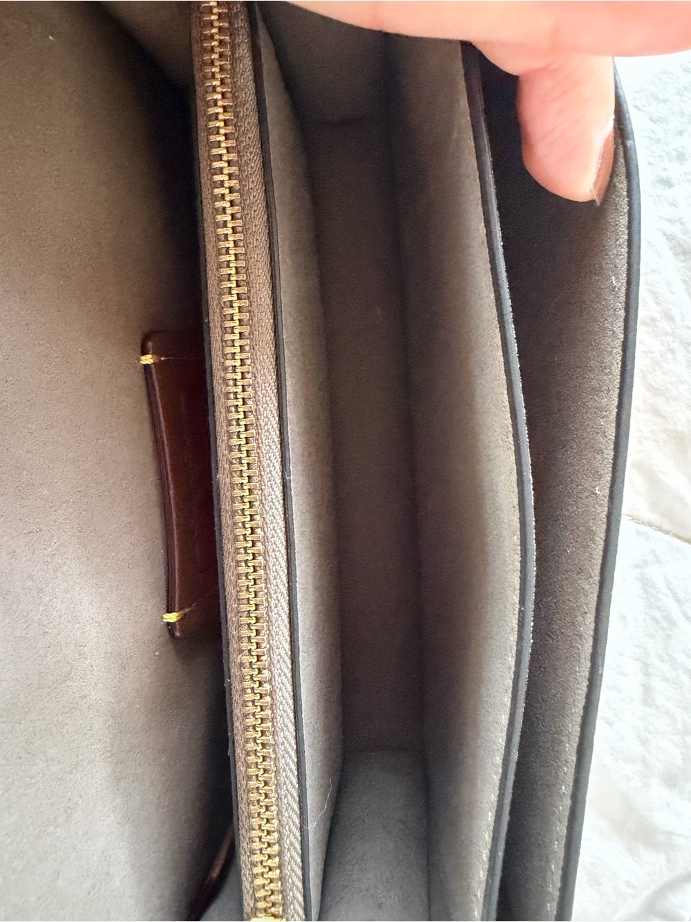 Coach Tabby 20 Shoulder Bag in Dark Stone - Picture 7 of 9